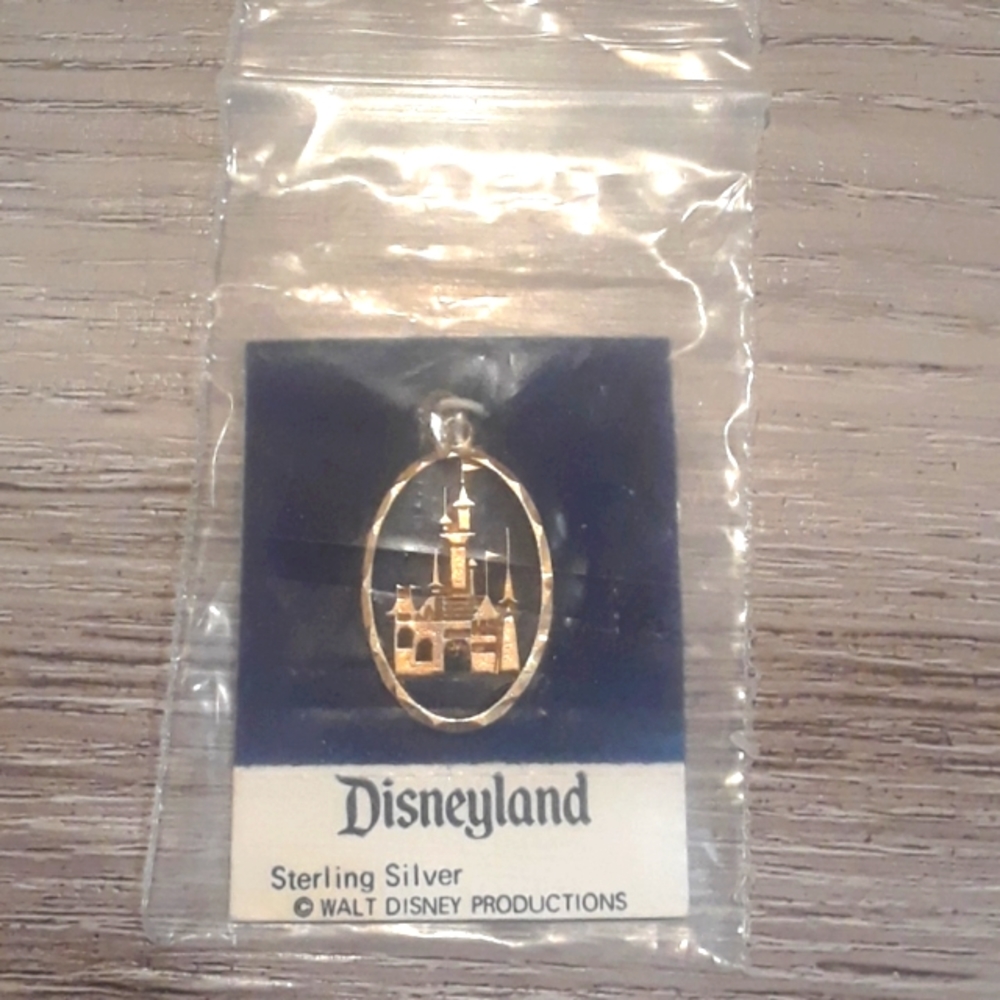 Vintage Disney Disneyland Castle Pendant